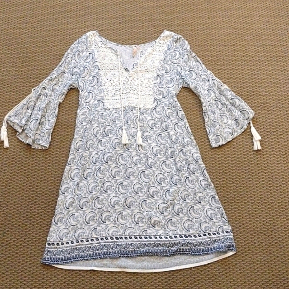 Red Camel 3/4 Sleeve Dress